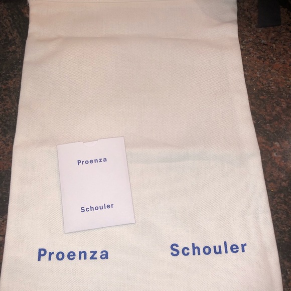 Proenza Woven Grommet Block Heel Mules - Picture 5 of 6